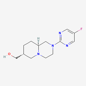 [(7R,9aS)-2-(5-fluoro-2-pyrimidinyl)octahydro-2H-pyrido[1,2-a]pyrazin-7-yl]methanol