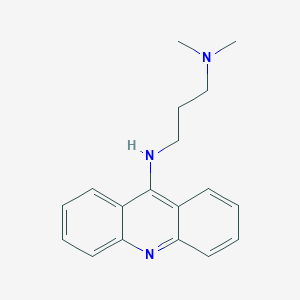 molecular formula C18H21N3 B083226 9-((3-二甲氨基丙基)氨基)吖啶 CAS No. 13365-37-2