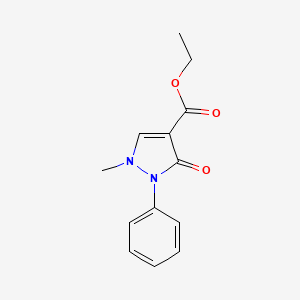 ethyl 2,3-dihydro-1-methyl-3-oxo-2-phenyl-1H-pyrazole-4-carboxylate