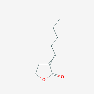 molecular formula C9H14O2 B8322734 3-Pentylidene-dihydro-2(3H)-furanone 