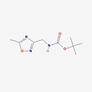 Tert-butyl [(5-methyl-1,2,4-oxadiazol-3-yl)methyl]carbamate