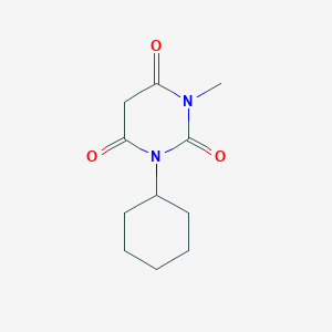 1-Methyl-3-cyclohexylbarbituric acid