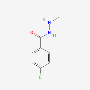 molecular formula C8H9ClN2O B8322830 4-chloro-N'-methylbenzohydrazide 