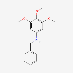 molecular formula C16H19NO3 B8322910 N-Benzyl-3,4,5-trimethoxyaniline 