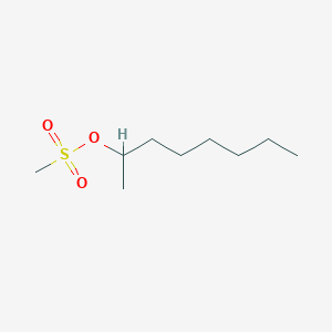 molecular formula C9H20O3S B8322919 2-Mesyloxyoctane 
