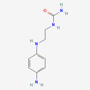 molecular formula C9H14N4O B8322961 N-(beta-ureidoethyl) para-phenylenediamine 