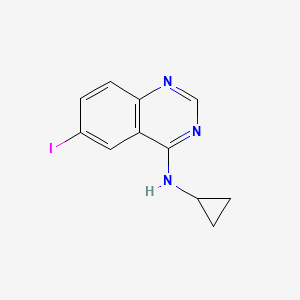 N-cyclopropyl-6-iodo-quinazolin-4-amine