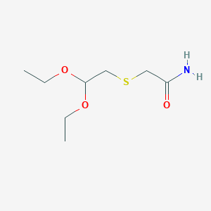2-(2',2'-Diethoxyethylthio)acetamide
