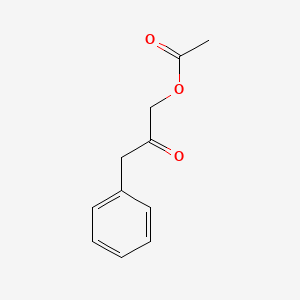 molecular formula C11H12O3 B8323046 Acetic acid 3-phenylacetonyl ester 