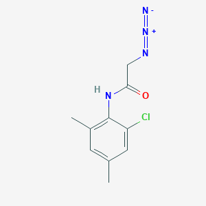 molecular formula C10H11ClN4O B8323067 2-Azido-N-(2-chloro4,6-dimethyl-phenyl)-acetamide 