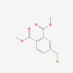 molecular formula C11H11BrO4 B8323071 4-Bromomethylphthalic acid dimethyl ester CAS No. 20116-67-0