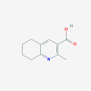 molecular formula C11H13NO2 B8323093 5,6,7,8-Tetrahydro-2-methyl-3-quinolinecarboxylic acid 