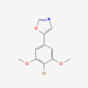 5-(4-Bromo-3,5-dimethoxyphenyl)oxazole