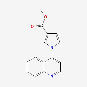 Methyl 1-(quinolin-4-yl)-1H-pyrrole-3-carboxylate