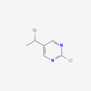5-(1-Bromoethyl)-2-chloropyrimidine
