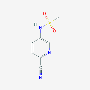 N-(6-cyanopyridin-3-yl)methanesulfonamide
