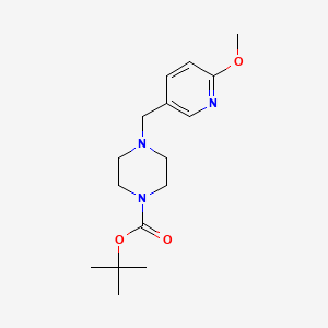 tert-Butyl 4-((6-methoxypyridin-3-yl)methyl)piperazine-1-carboxylate