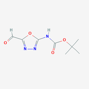 Tert-butyl (5-formyl-1,3,4-oxadiazol-2-yl)carbamate