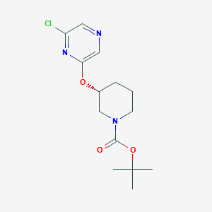 (R)-tert-butyl 3-(6-chloropyrazin-2-yloxy)piperidine-1-carboxylate