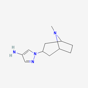 1-(8-Methyl-8-azabicyclo[3.2.1]oct-3-yl)-1H-pyrazol-4-amine