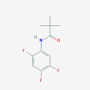 molecular formula C11H12F3NO B8323544 N-(2,4,5-trifluorophenyl)pivalamide 