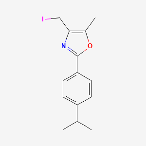 4-Iodomethyl-2-(4-isopropylphenyl)-5-methyloxazole