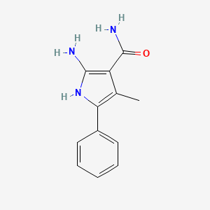 2-Amino-4-methyl-5-phenyl-1H-pyrrole-3-carboxamide