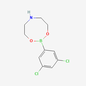 molecular formula C10H12BCl2NO2 B8323768 2-(3,5-Dichlorophenyl)-[1,3,6,2]dioxazaborocane 