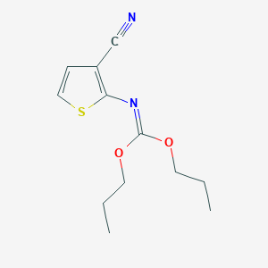 3-Cyano-2-(1,1-dipropoxymethylenamino) thiophene