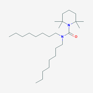 molecular formula C26H52N2O B8323778 2,2,6,6-Tetramethyl-N,N-dioctylpiperidine-1-carboxamide CAS No. 89038-49-3