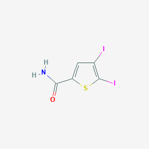 4,5-Diiodothiophene-2-carboxamide