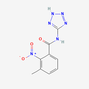 3-methyl-2-nitro-N-(1H-tetrazol-5-yl)benzamide