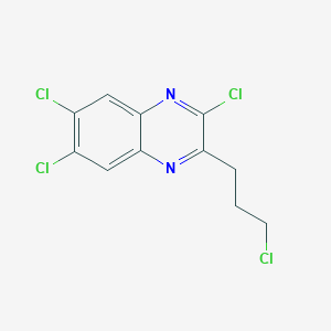 2,6,7-Trichloro-3-(3-chloropropyl)quinoxaline