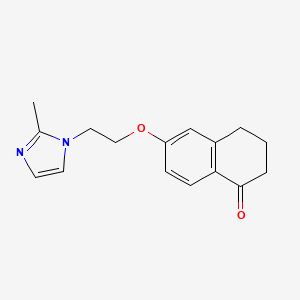 6-[2-(2-Methyl-imidazole-1-yl)-ethoxy]-3,4-dihydro-2H-naphthalen-1-one