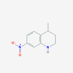 7-Nitro-1,2,3,4-tetrahydro-4-methylquinoline