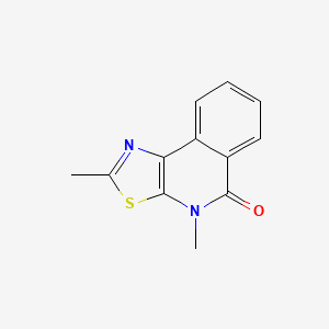 Thiazolo(5,4-c)isoquinolin-5(4H)-one, 2,4-dimethyl-