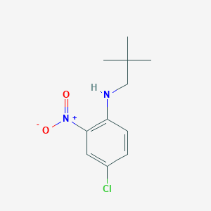 4-chloro-N-(2,2-dimethylpropyl)-2-nitroaniline