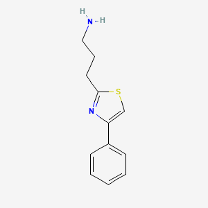 3-(4-Phenylthiazol-2-yl)propan-1-amine