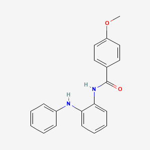 molecular formula C20H18N2O2 B8323960 4-methoxy-N-(2-phenylaminophenyl)benzamide 