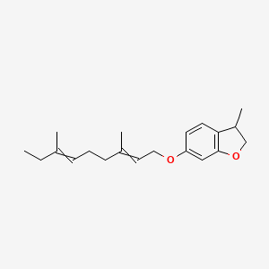 6-[(3,7-Dimethylnona-2,6-dien-1-YL)oxy]-3-methyl-2,3-dihydro-1-benzofuran