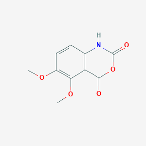 molecular formula C10H9NO5 B8324090 5,6-Dimethoxyisatoic anhydride 