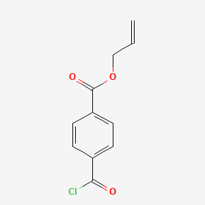 molecular formula C11H9ClO3 B8324099 4-(Allyloxycarbonyl)benzoyl chloride 