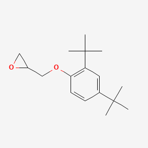 molecular formula C17H26O2 B8324151 2-(2,4-Di-tert-butyl-phenoxymethyl)-oxirane 