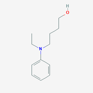 molecular formula C12H19NO B8324163 N-ethyl-N-(4-hydroxybutyl)aniline 