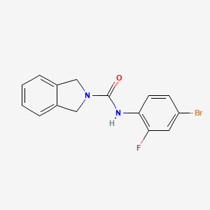 molecular formula C15H12BrFN2O B8324174 N-(4-bromo-2-fluorophenyl)isoindoline-2-carboxamide 