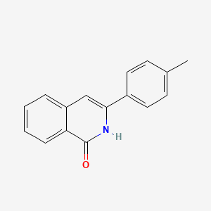 molecular formula C16H13NO B8324182 3-(4-Methylphenyl)-1-isoquinolinol 