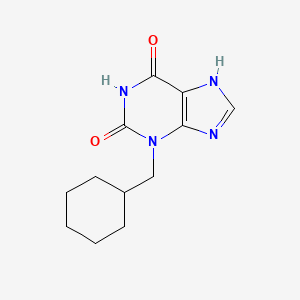 1H-Purine-2,6-dione, 3,7-dihydro-3-(cyclohexylmethyl)-