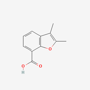 molecular formula C11H10O3 B8324207 7-Carboxy-2,3-dimethylbenzo[b]furan 