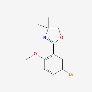 2-(5-Bromo-2-methoxyphenyl)-4,4-dimethyl-4,5-dihydrooxazole