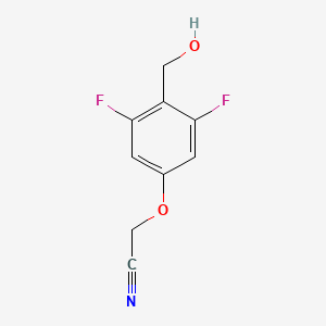 2-(3,5-Difluoro-4-(hydroxymethyl)phenoxy)acetonitrile